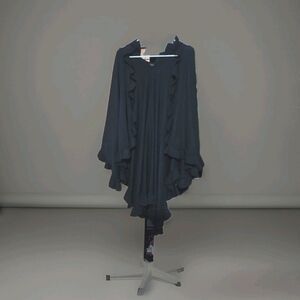 charcoal black shrug Poncho size one size fits most